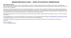 Desktop Screenshot of kinvara.com